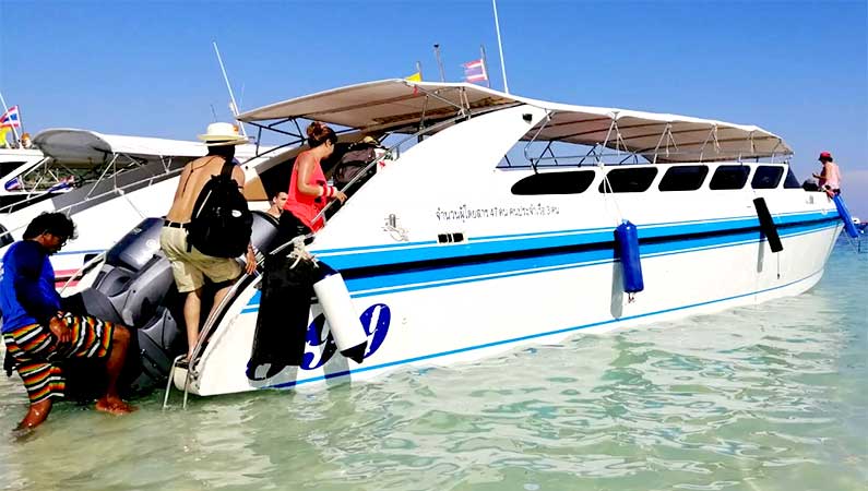 PHUKET SPEEDBOAT TRANSFER TO PHI PHI+LAEM TONG